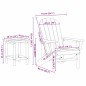 vidaXL Set di mobili da giardino in 3 pezzi grigio chiaro in HDPE