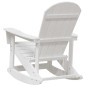 vidaXL Sdraio Rocking Adirondack 2 pcs Bianco 73.5 x 92 x 90 cm HDPE vidaXL Sdraio Rocking Adirondack 2 pcs Bianco 73.5 x 92 x 90 cm HDPE