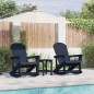 vidaXL Set Lounge da Giardino 3 pcs Blu marino vidaXL Set Lounge da Giardino 3 pcs Blu marino