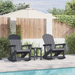 vidaXL Set Lounge da Giardino 3 pcs Grigio chiaro