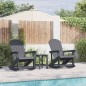 vidaXL Set Lounge da Giardino 3 pcs Grigio chiaro