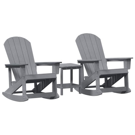 vidaXL Set Lounge da Giardino 3 pcs Grigio chiaro