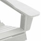 vidaXL Set di Lounge da Giardino 3 Pezzi Bianco in HDPE