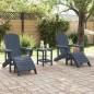 vidaXL Set salotto da giardino 3 pezzi blu navy in HDPE vidaXL Set salotto da giardino 3 pezzi blu navy in HDPE