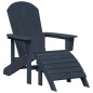 vidaXL Set salotto da giardino 3 pezzi blu navy in HDPE vidaXL Set salotto da giardino 3 pezzi blu navy in HDPE
