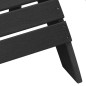 vidaXL Set Giardino 3 Pezzi Nero HDPE vidaXL Set Giardino 3 Pezzi Nero HDPE
