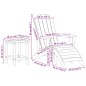 vidaXL Set Giardino 3 Pezzi Nero HDPE vidaXL Set Giardino 3 Pezzi Nero HDPE