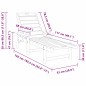 vidaXL Lettini prendisole 2 pezzi grigio chiaro 162x53x98,5 cm in HDPE vidaXL Lettini prendisole 2 pezzi grigio chiaro 162x53x98,5 cm in HDPE