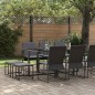 Set da Pranzo per il Giardino in 13 Pezzi con Cuscini in Acciaio e Textilene Set da Pranzo per il Giardino in 13 Pezzi con Cuscini in Acciaio e Textilene