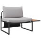 Set da giardino in 3 pezzi di vidaXL con cuscini grigio chiaro Set da giardino in 3 pezzi di vidaXL con cuscini grigio chiaro