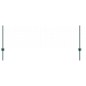 vidaXL Pali per recinzione in argento 22 pcs Verde Altezza 150 cm vidaXL Pali per recinzione in argento 22 pcs Verde Altezza 150 cm