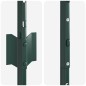 vidaXL Pali per recinzione in argento 22 pcs Verde 50 x 1.5 m Metallo vidaXL Pali per recinzione in argento 22 pcs Verde 50 x 1.5 m Metallo