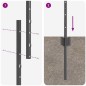 vidaXL Pali per Recinzione 44 pcs Grigio 100 x 1,4 m si adatta bene vidaXL Pali per Recinzione 44 pcs Grigio 100 x 1,4 m si adatta bene
