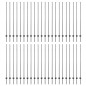 vidaXL Pannelli di recinzione 44 pcs Grigio 100 x 1.5 m vidaXL Pannelli di recinzione 44 pcs Grigio 100 x 1.5 m