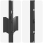 vidaXL Pannelli di recinzione 44 pcs Grigio 100 x 1.5 m vidaXL Pannelli di recinzione 44 pcs Grigio 100 x 1.5 m