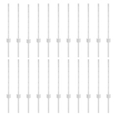 vidaXL Pali per Recinzione 22 pcs Argento 50 x 0.6 m Acciaio zincato