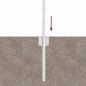 vidaXL Pali per Recinzione 22 pcs Argento 50 x 0.6 m Acciaio zincato vidaXL Pali per Recinzione 22 pcs Argento 50 x 0.6 m Acciaio zincato
