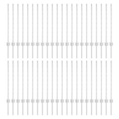 vidaXL Pali di Recinzione Verdi 44 pcs Argento Acciaio zincato