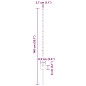 vidaXL Pali per Recinzione 44 pcs Argento 100 x 1 m Acciaio zincato vidaXL Pali per Recinzione 44 pcs Argento 100 x 1 m Acciaio zincato
