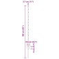 vidaXL Pali per Recinzione 44 pcs Argento 50 x 1.2 m Acciaio zincato vidaXL Pali per Recinzione 44 pcs Argento 50 x 1.2 m Acciaio zincato