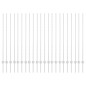 vidaXL Pali per Recinzione 44 pcs Argento 50 x 1.4 m Acciaio zincato vidaXL Pali per Recinzione 44 pcs Argento 50 x 1.4 m Acciaio zincato