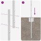 vidaXL Pali per Recinzione 44 pcs Argento 50 x 1.4 m Acciaio zincato vidaXL Pali per Recinzione 44 pcs Argento 50 x 1.4 m Acciaio zincato