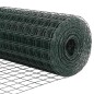 vidaXL Recinzione Euro con 5 Pali a U Verde 0.4x10 m Acciaio vidaXL Recinzione Euro con 5 Pali a U Verde 0.4x10 m Acciaio