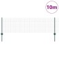 vidaXL Recinzione Euro con 5 U Posts Verde 0.6x10 m Acciaio vidaXL Recinzione Euro con 5 U Posts Verde 0.6x10 m Acciaio
