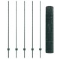 vidaXL Recinzione Euro con 5 Pali U Verde 1.6x10 m Acciaio vidaXL Recinzione Euro con 5 Pali U Verde 1.6x10 m Acciaio