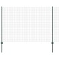 vidaXL Recinzione Euro con 5 Pali U Verde 1.6x10 m Acciaio vidaXL Recinzione Euro con 5 Pali U Verde 1.6x10 m Acciaio