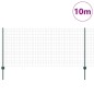 vidaXL Recinzione Euro con 5 Post U Verde 1x10 m Acciaio vidaXL Recinzione Euro con 5 Post U Verde 1x10 m Acciaio