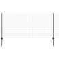 vidaXL Recinzione Euro con 5 Post U Verde 1x10 m Acciaio vidaXL Recinzione Euro con 5 Post U Verde 1x10 m Acciaio
