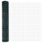 vidaXL Recinzione Euro con 5 Post U Verde 1.6x10 m in Acciaio vidaXL Recinzione Euro con 5 Post U Verde 1.6x10 m in Acciaio