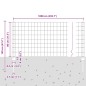 vidaXL Recinzione Euro con 5 pali a U, Verde, 0.8x10 m Acciaio vidaXL Recinzione Euro con 5 pali a U, Verde, 0.8x10 m Acciaio