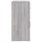 Credenza Grigio Sonoma 80x33x70 cm in Legno Multistrato Credenza Grigio Sonoma 80x33x70 cm in Legno Multistrato