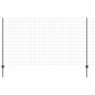 vidaXL Recinzione Euro con 5 Post U Verde 1.4x10 m Acciaio vidaXL Recinzione Euro con 5 Post U Verde 1.4x10 m Acciaio