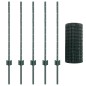 vidaXL Set di Recinzione da Giardino Set di 2 Verde Acciaio 10 x 0.8 m vidaXL Set di Recinzione da Giardino Set di 2 Verde Acciaio 10 x 0.8 m