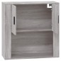 vidaXL Mobile Pensile Grigio Sonoma 80x33x80 cm in Legno Multistrato vidaXL Mobile Pensile Grigio Sonoma 80x33x80 cm in Legno Multistrato