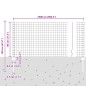 vidaXL Recinzione Euro con 11 Paletti Verdi 0,8x25 m Acciaio