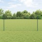vidaXL Recinzione Euro con 11 Pali Verde 1x25 m Acciaio vidaXL Recinzione Euro con 11 Pali Verde 1x25 m Acciaio