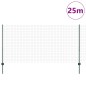 vidaXL Euro Fence con 11 Posti U Verde 1,2x25 m Acciaio vidaXL Euro Fence con 11 Posti U Verde 1,2x25 m Acciaio