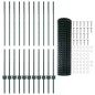 vidaXL Euro Fence con 11 Posti U Verde 1,2x25 m Acciaio vidaXL Euro Fence con 11 Posti U Verde 1,2x25 m Acciaio