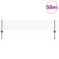 vidaXL Recinzione Euro con 22 pali verdi 0,4x50 m in acciaio vidaXL Recinzione Euro con 22 pali verdi 0,4x50 m in acciaio