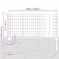 vidaXL vitaXL Recinzione Euro con 22 Posti Verde 0,6x50 m Acciaio vidaXL vitaXL Recinzione Euro con 22 Posti Verde 0,6x50 m Acciaio