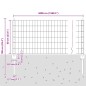 vidaXL Recinzione Euro con 22 pali verdi 0,6x50 m in Acciaio vidaXL Recinzione Euro con 22 pali verdi 0,6x50 m in Acciaio