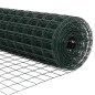 vidaXL Cancello Euro con 22 Posti Verde 0,6x50 m Acciaio vidaXL Cancello Euro con 22 Posti Verde 0,6x50 m Acciaio