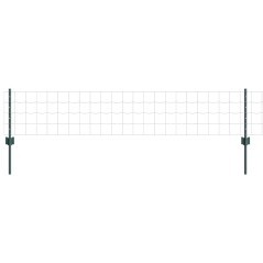 vidaXL Euro Fence con 22 Postazioni Verdi 0,4x50 m Acciaio