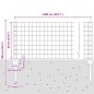 vidaXL Recinzione Euro con 5 pali U Verde 0,6x10 m Acciaio vidaXL Recinzione Euro con 5 pali U Verde 0,6x10 m Acciaio