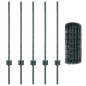 vidaXL Set di Recinti Rustici da Giardino Verde Acciaio vidaXL Set di Recinti Rustici da Giardino Verde Acciaio