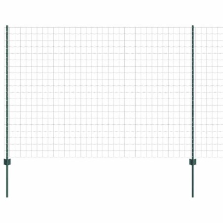 vidaXL Set di Recinzione da Giardino Verde 10 x 1,5 m